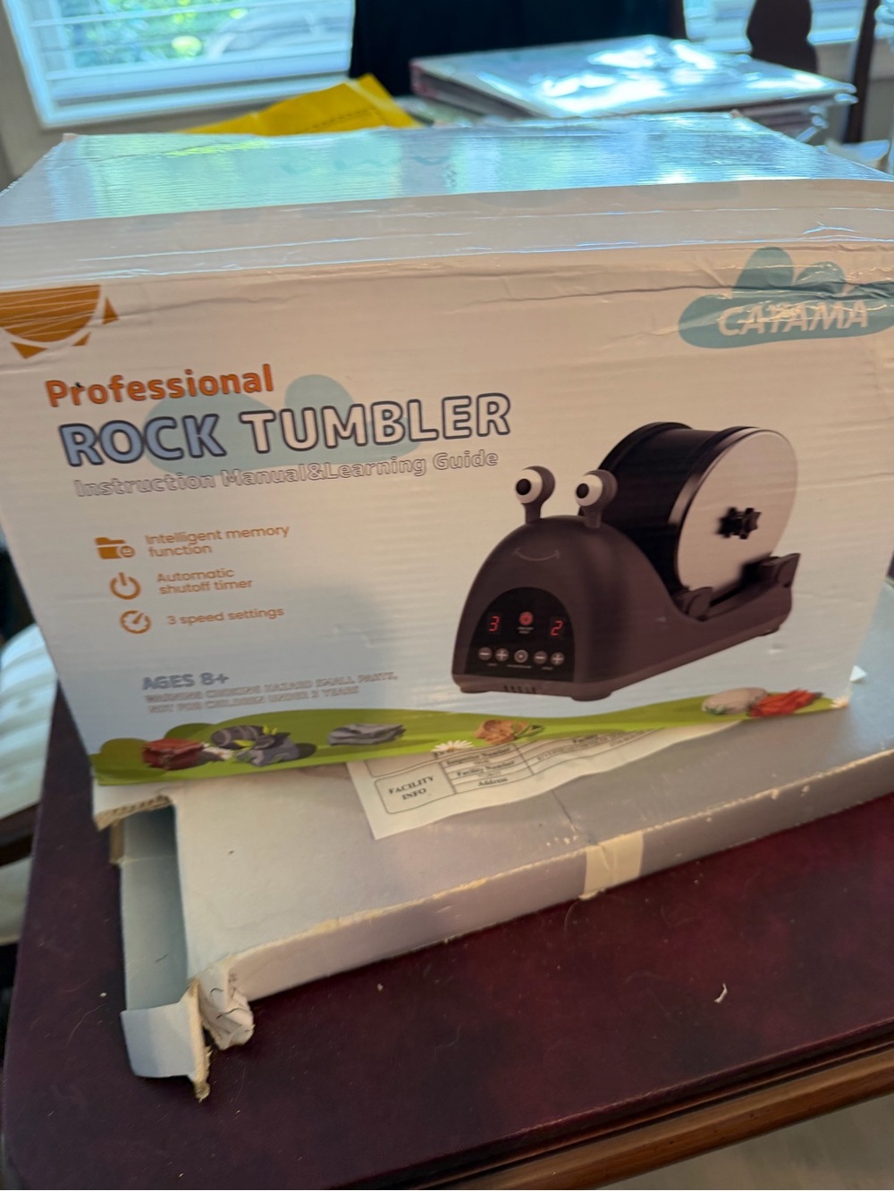 Professional Rock Tumbler - Black
